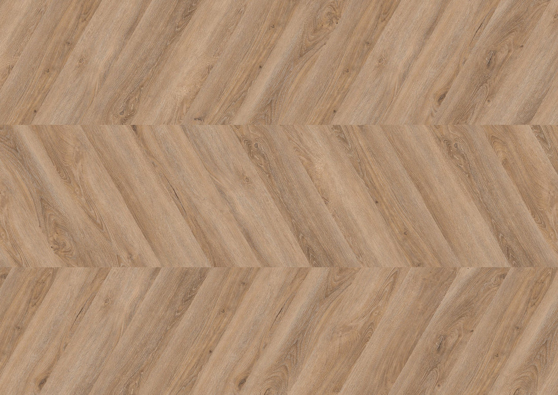 LVT Vinilinės grindys PERFORM Oak Malaga Chevron - Vinilines - grindys.lt