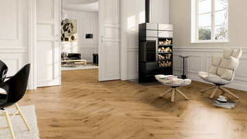 LVT Vinilinės grindys PERFORM Oak York Chevron - Vinilines - grindys.lt