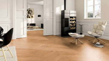 LVT Vinilinės grindys PRO Oak Hamburg Chevron - Vinilines - grindys.lt