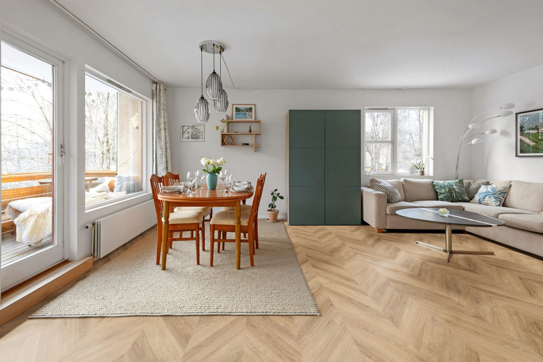 Vinilinės grindys Solen Chevron GD Province Oak - Vinilines - grindys.lt