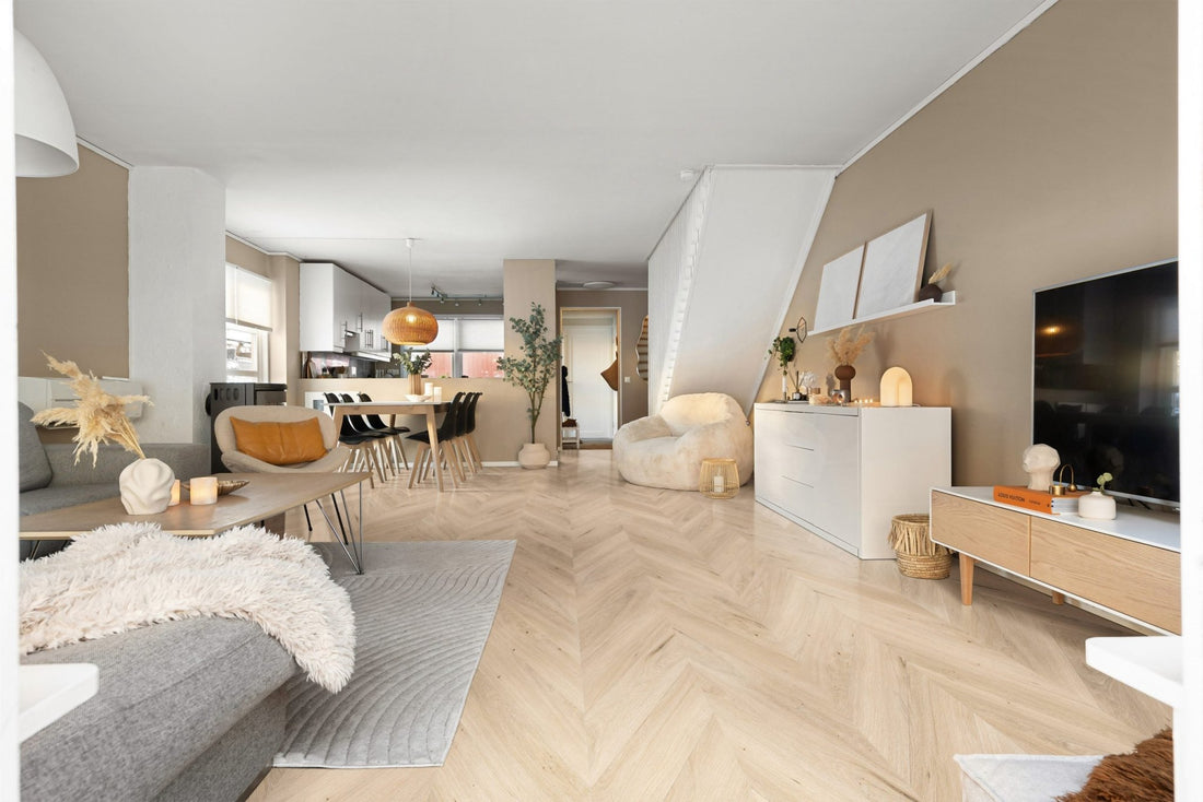 Vinilinės grindys Solen Chevron GD Upland Oak - Vinilines - grindys.lt