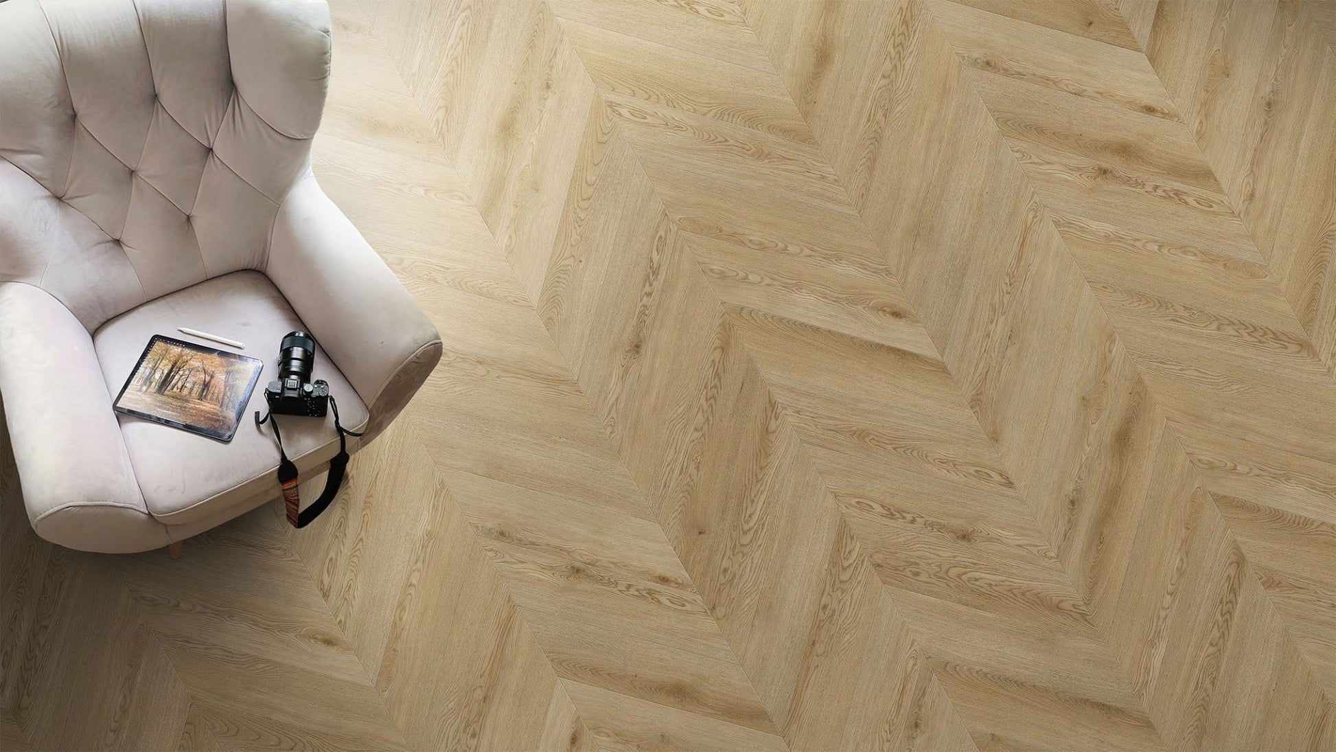 Vinilinės grindys Solen Chevron GD Valley Oak - Vinilines - grindys.lt
