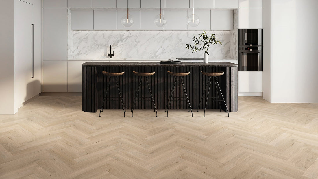 Vinilinės grindys Solen Herringbone GD Upland Oak - Vinilines - grindys.lt