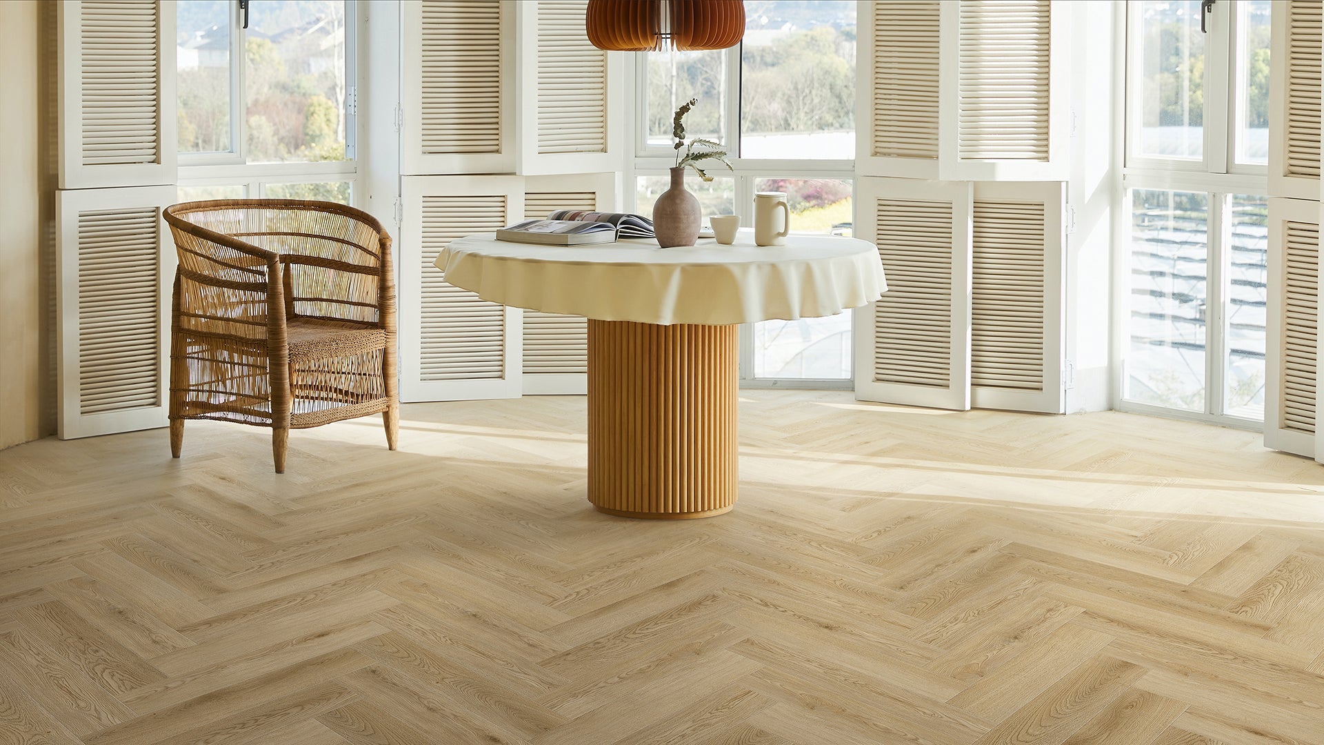 Vinilinės grindys Solen Herringbone GD Valley Oak - Vinilines - grindys.lt